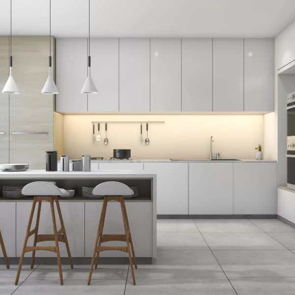 witte moderne keuken